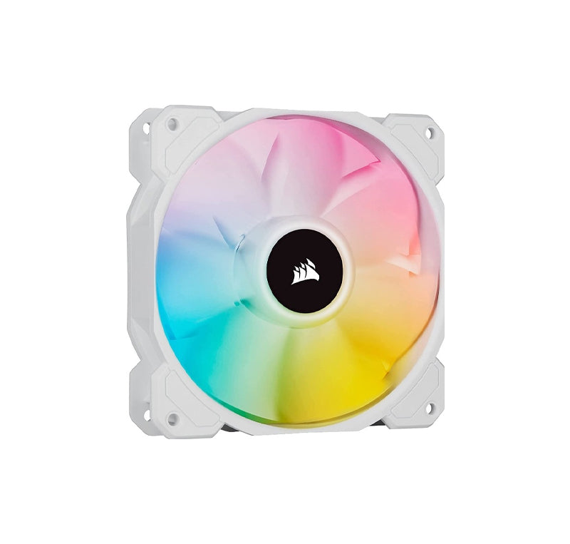 CORSAIR ICUE SP120 RGB ELITE PERFORMANCE 120MM WHITE PWM SINGLE FAN - CO-9050136-WW