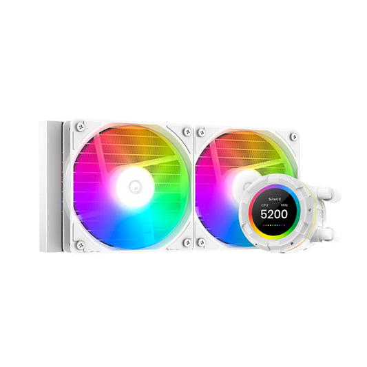 ID-Cooling Space SL240 XE With LCD AIO Liquid Cooler-White