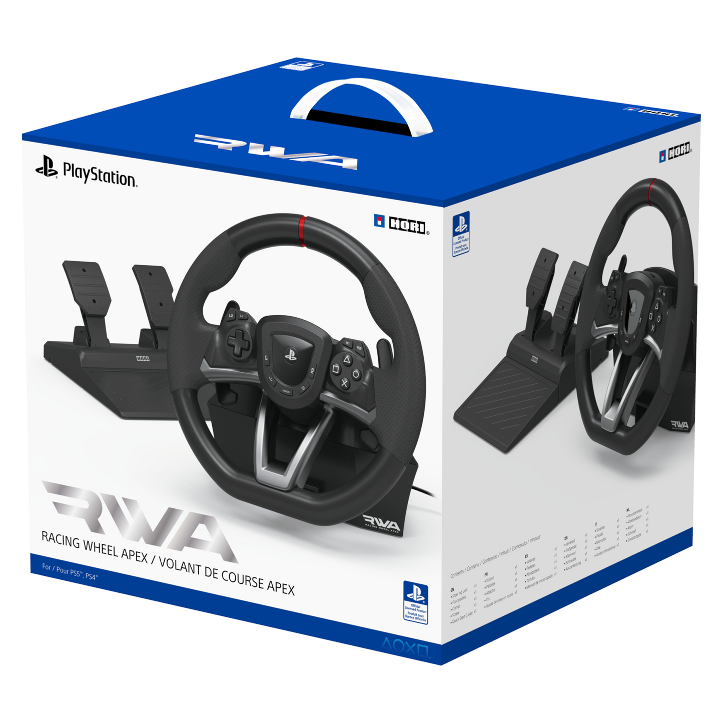 HORI Racing Wheel Apex for PlayStation 5/ 4/3, and PC