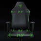 Razer Iskur V2 X NewGen Gaming Chair Black Green with Built-In Lumbar Support 152 Degree Recline Ergonomic Gaming Chair