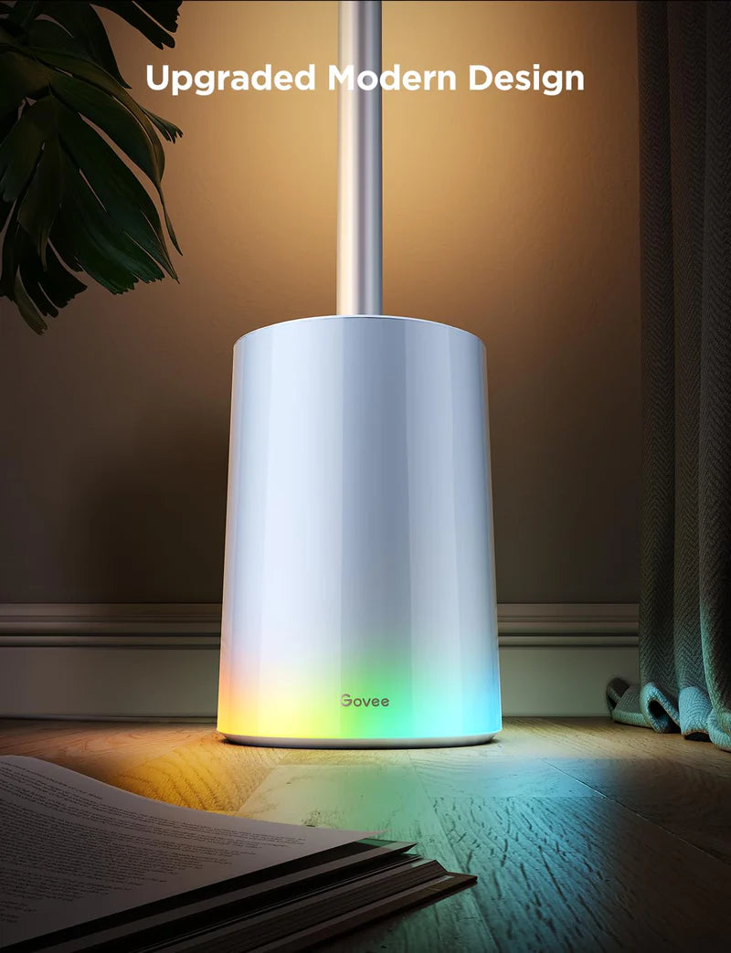 Govee Floor Lamp 2 H607C181 RGBIC Smart LED Floor Lamp, 1725lm Bright Corner Lamp with 2200K-6500K White Light, Matter, Alexa & Music Sync