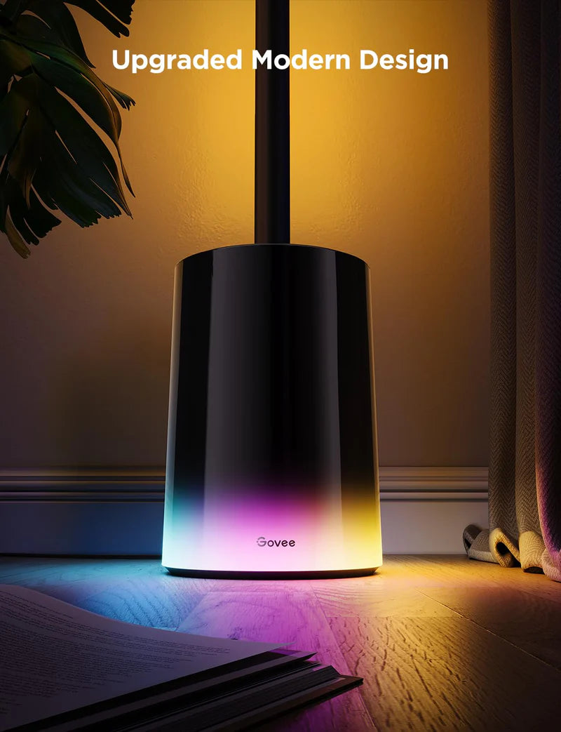 Govee Floor Lamp 2 H607C RGBIC Smart LED Floor Lamp with Alexa, Google Assistant & Music Sync-H607C