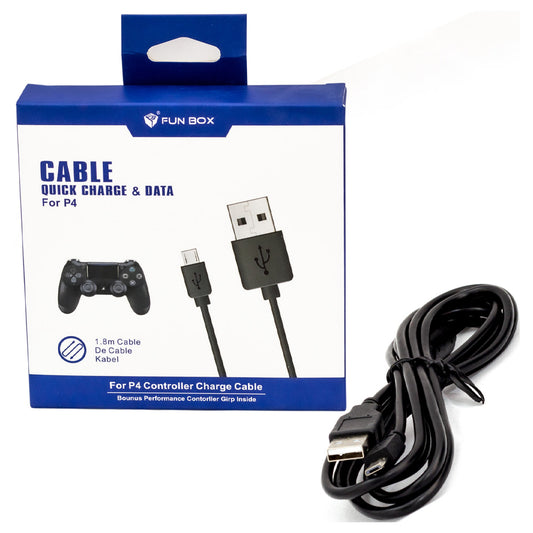 Quick Charging &Data Cable for PS4 controllers