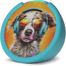 Amazon Echo Pop Kids (Newest Model) – Anthro Pup Design, Age-Appropriate Audiobooks, Sleep Routines & Alexa+ Learning Experiences