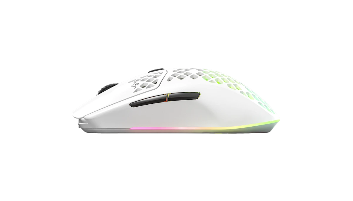 SteelSeries Aerox 3 Wireless Ultra-Lightweight Gaming Mouse - Snow