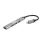 Go Des Multifunction USB-C To Docking Station Grey 4 IN 1 , GD-UC702S
