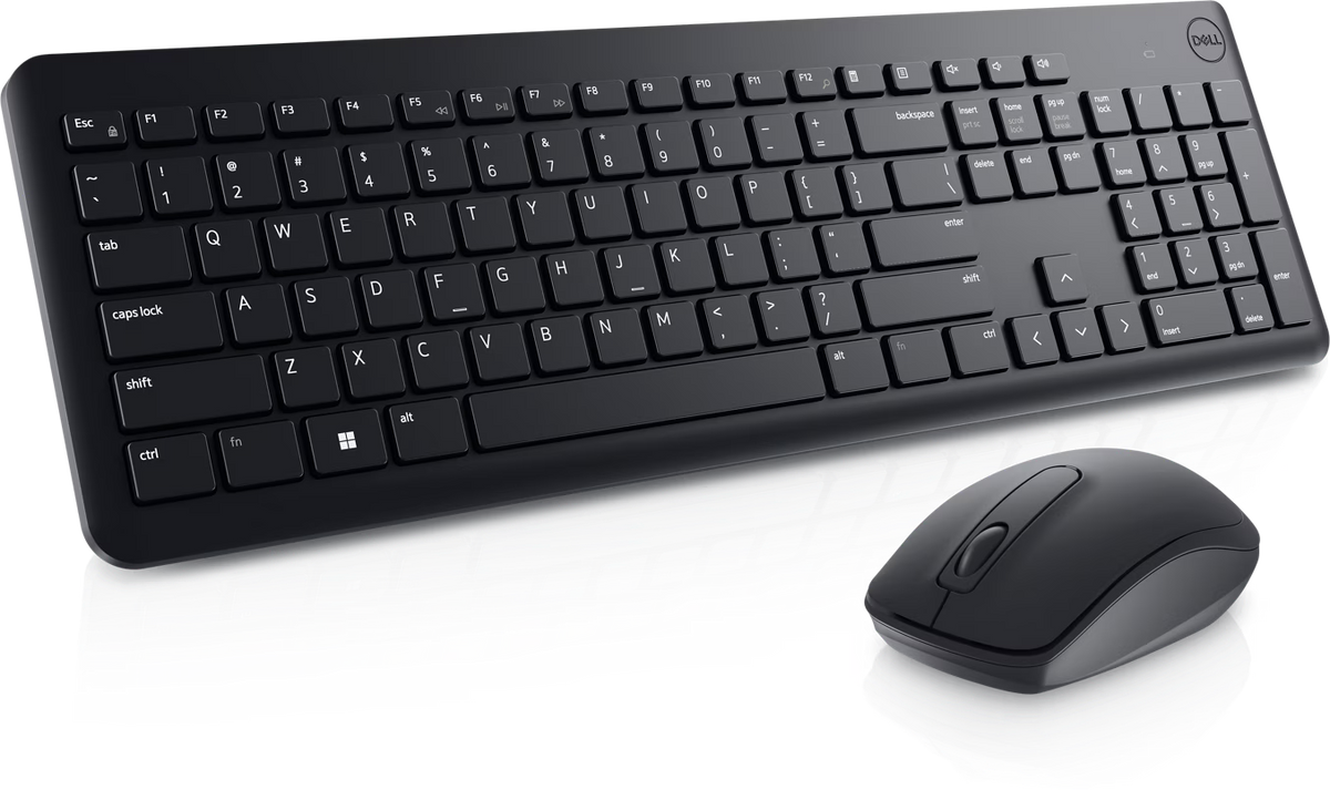 Dell Keyboard and Mouse Wireless - KM3322W -English, Arabic / Black
