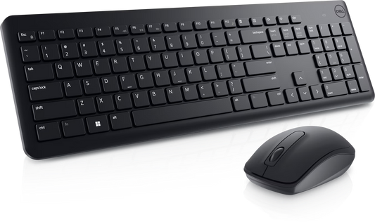 Dell Keyboard and Mouse Wireless - KM3322W -English, Arabic / Black