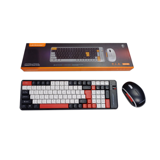 Microdigit 2.4G Wireless+5.0 Bluetooth Keyboard&Mouse Combo