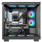 Thermaltake LA240-S ARGB Sync AIO Liquid Cooler: RGB Water Block with a 2.4” Segment LCD, Two High-performance 120MM ARGB Fans, up to 2500 RPM, Daisy-Chain Design - Black