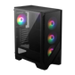 MSI MAG FORGE 120A AIRFLOW Mid Tower Case, 5x Pre-installed ARGB Fans,Tempered Glass Window, Black