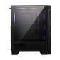 MSI MAG FORGE 120A AIRFLOW Mid Tower Case, 5x Pre-installed ARGB Fans,Tempered Glass Window, Black