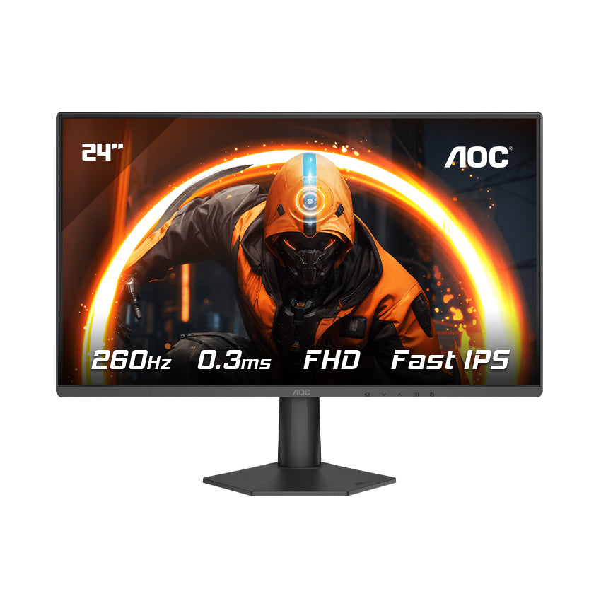 AOC GAMING 24G50Z 24-Inch Full HD 1080p, 260Hz, 0.3ms Fast IPS Gaming Monitor – Black