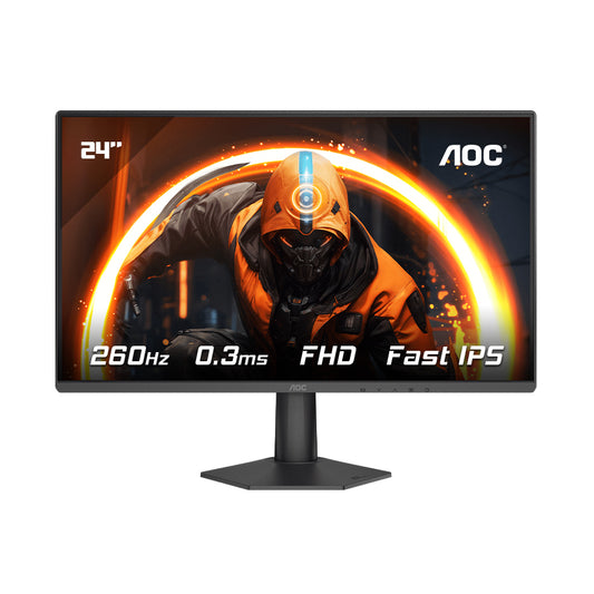 AOC GAMING 24G50Z 24-Inch Full HD 1080p, 260Hz, 0.3ms Fast IPS Gaming Monitor – Black
