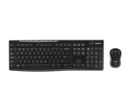 Logitech MK270 Wireless Keyboard and Mouse Combo - Keyboard and Mouse Included,