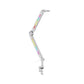 RANSOR Gaming Hecaton Pro RGB Microphone Arm - White - RNSR-ARM-MPRGB-01