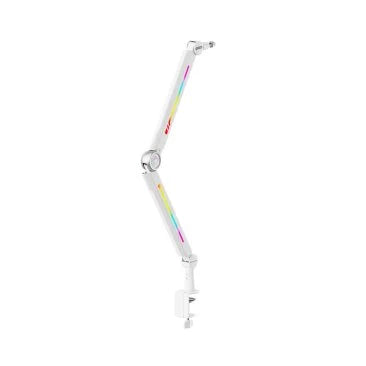 RANSOR Gaming Hecaton Pro RGB Microphone Arm - White - RNSR-ARM-MPRGB-01