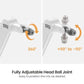 RANSOR Gaming Hecaton Pro RGB Microphone Arm - White - RNSR-ARM-MPRGB-01