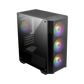 MSI MAG FORGE M100A Micro ATX Tower Case, 4x ARGB Pre-installed Fan,Black.