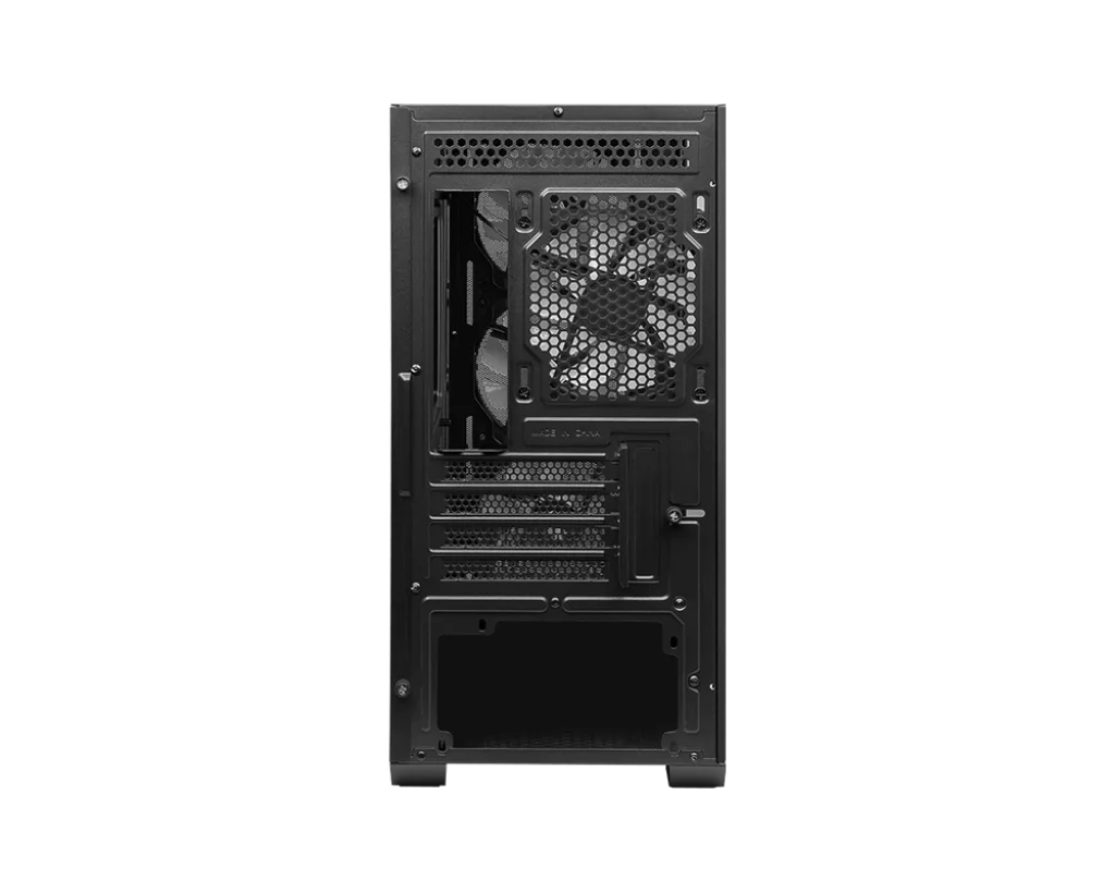 MSI MAG FORGE M100A Micro ATX Tower Case, 4x ARGB Pre-installed Fan,Black.