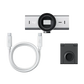 Logitech MX Brio 4K Ultra HD Collaboration & Streaming Webcam  Premium Video Conferencing Camera-Pale Gray