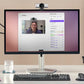 Logitech MX Brio 4K Ultra HD Collaboration & Streaming Webcam  Premium Video Conferencing Camera-Pale Gray