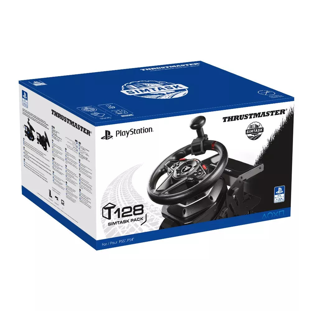 Thrustmaster T128 SimTask Pack | Farming & Trucking Wheel for PS5, PS4 & PC