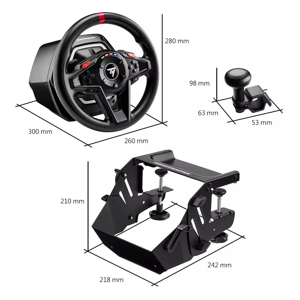 Thrustmaster T128 SimTask Pack | Farming & Trucking Wheel for PS5, PS4 & PC