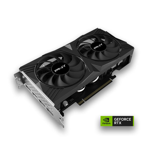 PNY Verto GeForce RTX 4060 8GB GDDR6 Graphics Card - Black - VCG40608DFXPB1