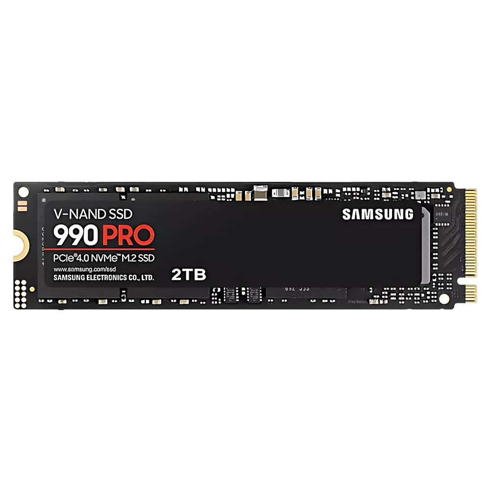 SAMSUNG 990 PRO SSD 2TB NVMe M.2 PCIe Gen4, M.2 2280 Internal Solid State Hard Drive, Seq. Read Speeds Up to 7,450 MB/s for High End Computing, Gaming, and Heavy Duty Workstations