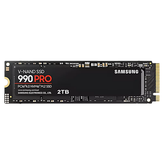 SAMSUNG 990 PRO SSD 2TB NVMe M.2 PCIe Gen4, M.2 2280 Internal Solid State Hard Drive, Seq. Read Speeds Up to 7,450 MB/s for High End Computing, Gaming, and Heavy Duty Workstations