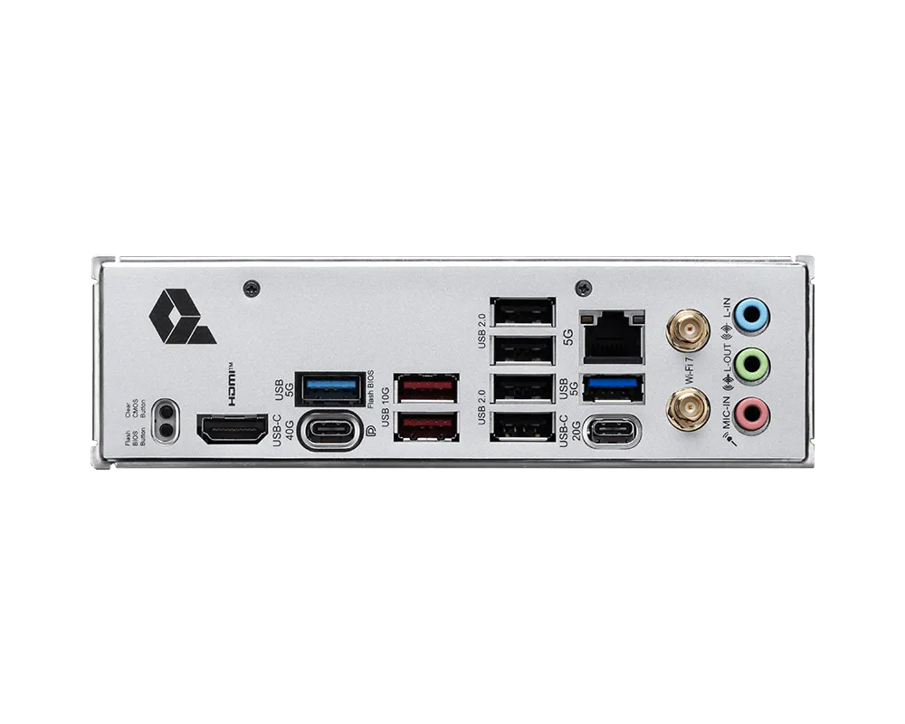 MSI PRO X870E-P WIFI AMD X870E ATX Motherboard for Ryzen™ 9000/8000/7000 Series Processors, AM5 Socket, DDR5 8200+MHz (OC), PCIe 5.0 x16, Wi-Fi 7, Bluetooth 5.4, USB4 40Gbps, 5G LAN, Triple M.2 NVMe, HDMI 2.1, Windows 11 Ready