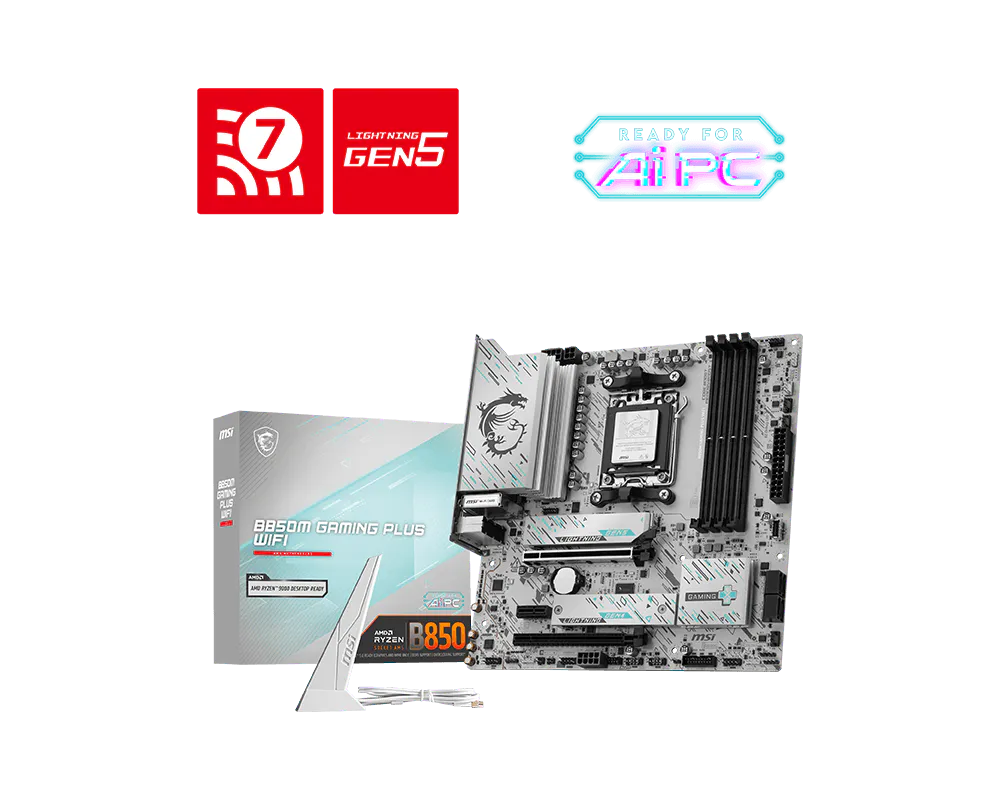 Debugging Micro Bit MSI B850M GAMING PLUS WIFI AM5 Motherboard | Supports AMD Ryzen 9000 ...