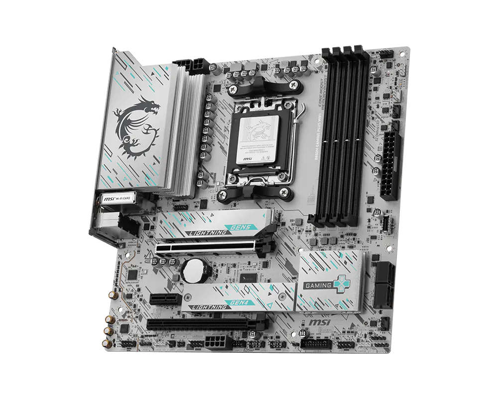 Debugging Micro Bit MSI B850M GAMING PLUS WIFI AM5 Motherboard | Supports AMD Ryzen 9000 ...