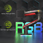 NB F5-GR RGB Gaming Monitor Arm | Gas Spring, 360° Rotation, 32–60 Inch Screens, up to 20kg – Dark Red