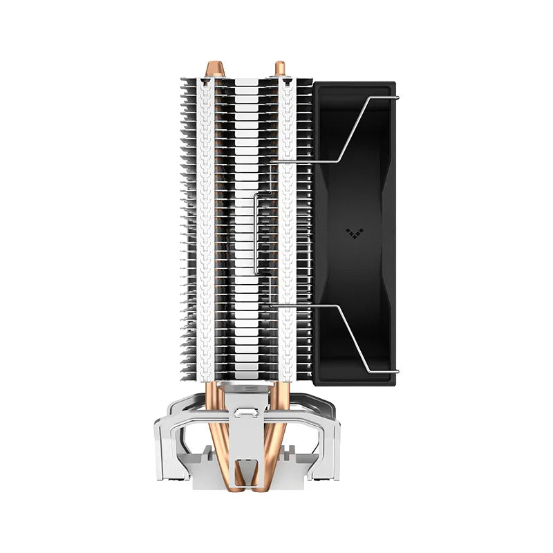 DeepCool AG200 Single Tower 92mm CPU Cooler, 500-3050 RPM Fan Speed, 36.75 CFM Airflow, 2.4W Power, 30.5 dBAFan Noise, Hydro Bearing, 4 Pin PWM Fan Connector, Black | R-AG200-BKNNMN-G