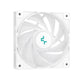 DeepCool AG400 WH ARGB Single Tower 120mm CPU Cooler, 2000 RPM Fan Speed, 75.89 CFM Airflow, ARGB LED, 3.36W Power, ≤31.6 DB(A) Fan Noise, LGA1700/1200/AM5/AM4 White | R-AG400-WHANMC-G-2