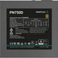 DeepCool PN750D Non-Modular Power Supply, 750W Power, 80 Plus Gold Certified, 120mm Fan Size, Active PFC + Full Bridge SRC LLC + DC to DC, Hydro Bearing, Black.