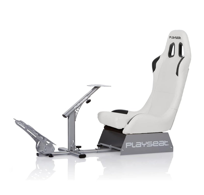 Simulator Cockpit Racing Seat Gaming Chair-White