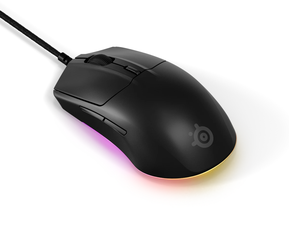 SteelSeries Rival 3 Gen 2 Wired Gaming Mouse - Black