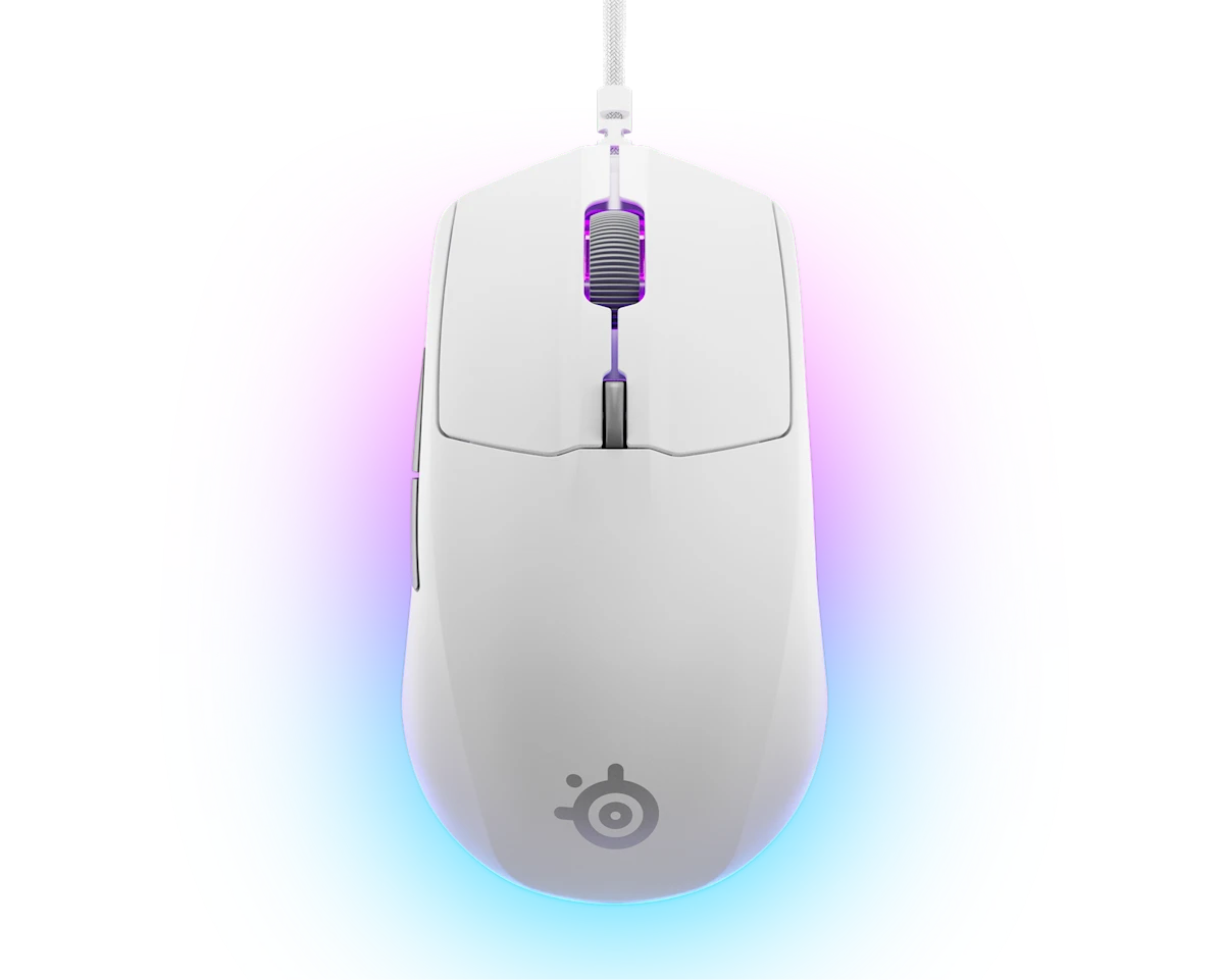 SteelSeries Rival 3 Gen 2 Wired Gaming Mouse - White