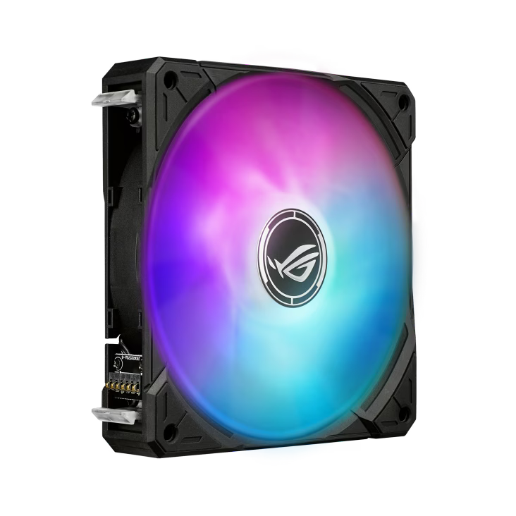 ASUS ROG Ryuo IV SLC 360 ARGB AIO Gaming CPU Liquid Cooler, Curved Screen 6.67-inch 2K AMOLED, Sliding LCD Panel, 3D Visual Effects, 71.44 CFM Fan Air Flow, 36dB(A) Noise, Black | 90RC0151-B0EAY0