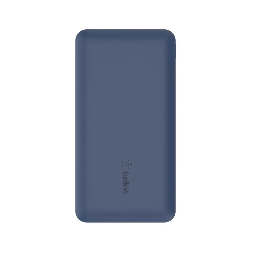 Belkin BOOST CHARGE 3-Port Power Bank 10K+ USB-A to USB-C Cable-BLUE