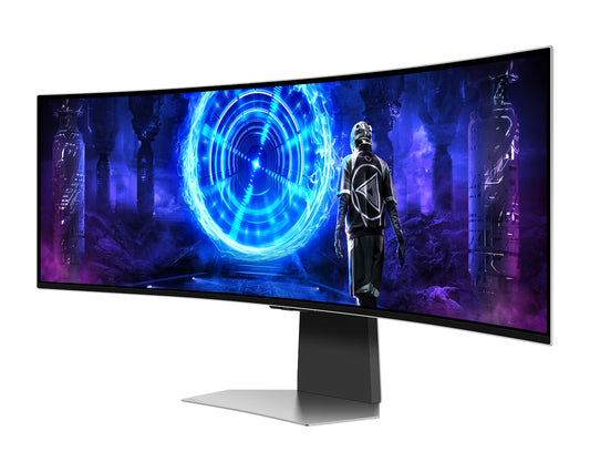 Samsung 49″ Odyssey OLED G9 G95SD – Dual QHD 240Hz OLED Gaming Monitor with Smart Hub - Games Corner 