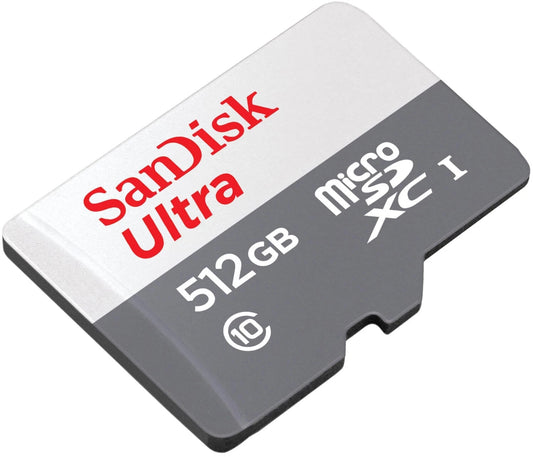 Sandisk 512Gb Ultra Microsdxc Uhs 1 Card 100Mb/S Grey -Sdsqunr-512G-Gn3Mn, Grey