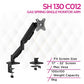 Skill Tech SH 130 C012 Gas Spring Single Monitor Arm