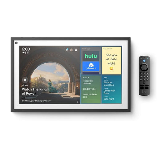 Echo Show 15 | Full HD 15.6" smart display with Alexa and Fire TV built in | Remote included