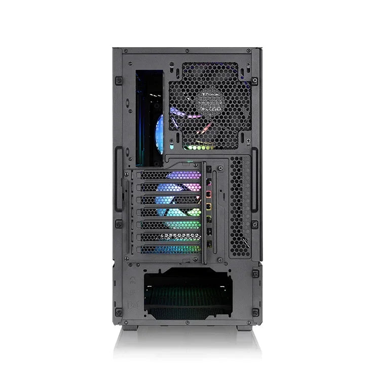 Thermaltake Ceres 330 TG ARGB Mid Tower Chassis, 2x Pre-Installed CT140 aRGB Fans & 1x CT140 Fan, 4mm Tempered Glass Panel, Up to 360mm Radiator & 7 Fans, Removable Filters, Black-GC