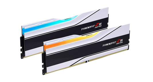 G Skill Trident Z5 Neo RGB 32GB (2x16GB) AMD EXPO, DDR5-6400MTs, CL30-39-39-102 1.40V, White-GC