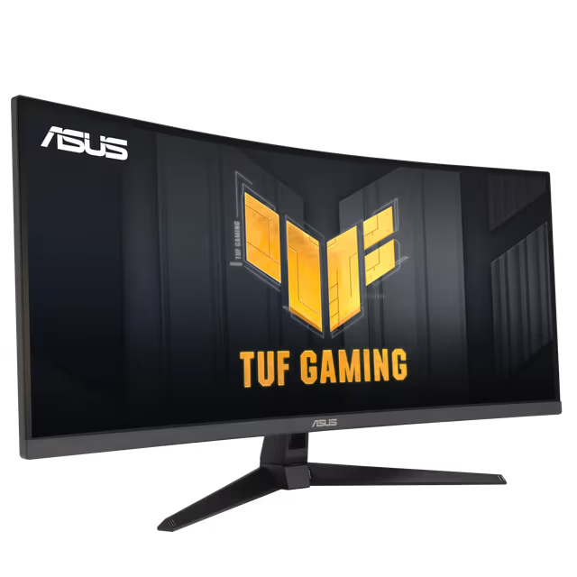 ASUS TUF Gaming VG34VQ3B Curved Monitor, 34" WQHD VA Display, 180Hz Refresh Rate, 1ms (MPRT) Response Time, AMD FreeSync Premium Technology, 16.7m Display Colors, Black | 90LM0AA0-B01170